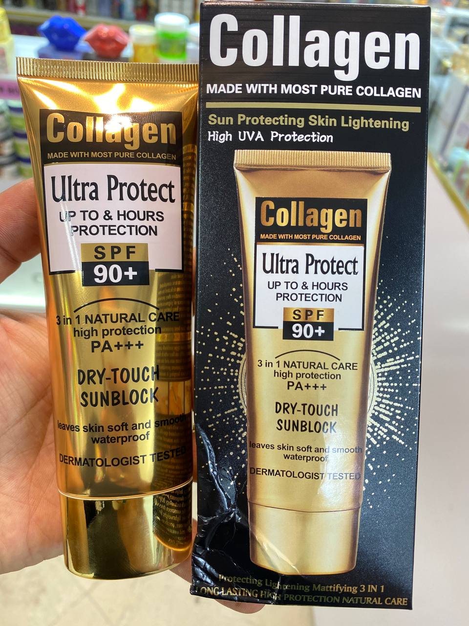 کرم ضد آفتاب وکالی کلاژن   COLLAGEN spf90  حجم ۱۰۰ میل